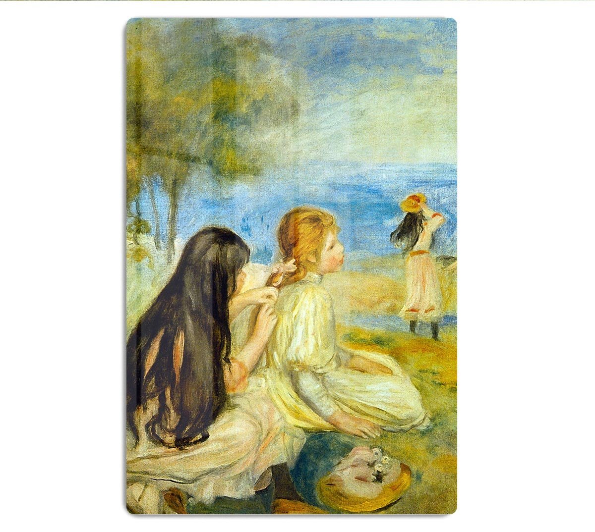 Girls by the Seaside by Renoir HD Metal Print
