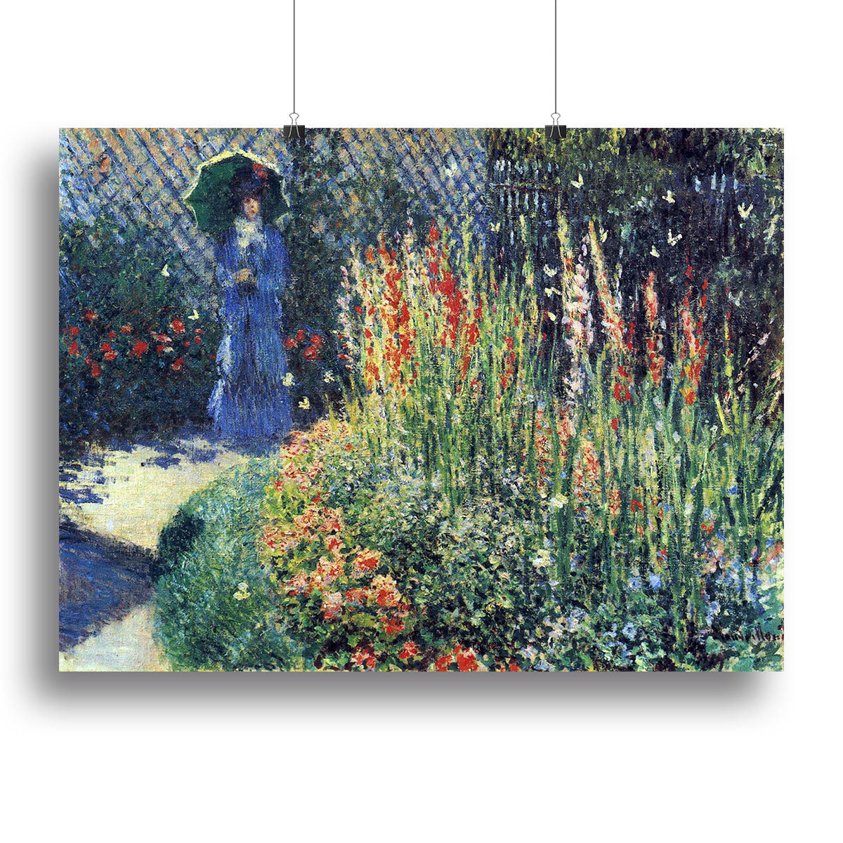 Gladiolas by Monet Canvas Print or Poster - Canvas Art Rocks - 2