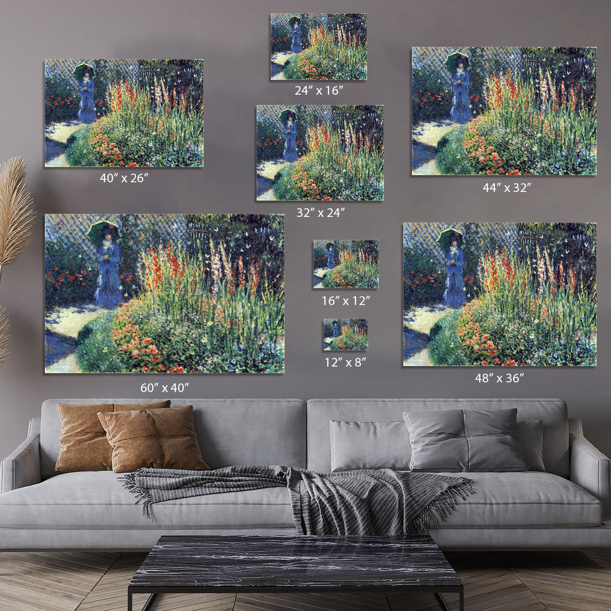 Gladiolas by Monet Canvas Print or Poster - Canvas Art Rocks - 7