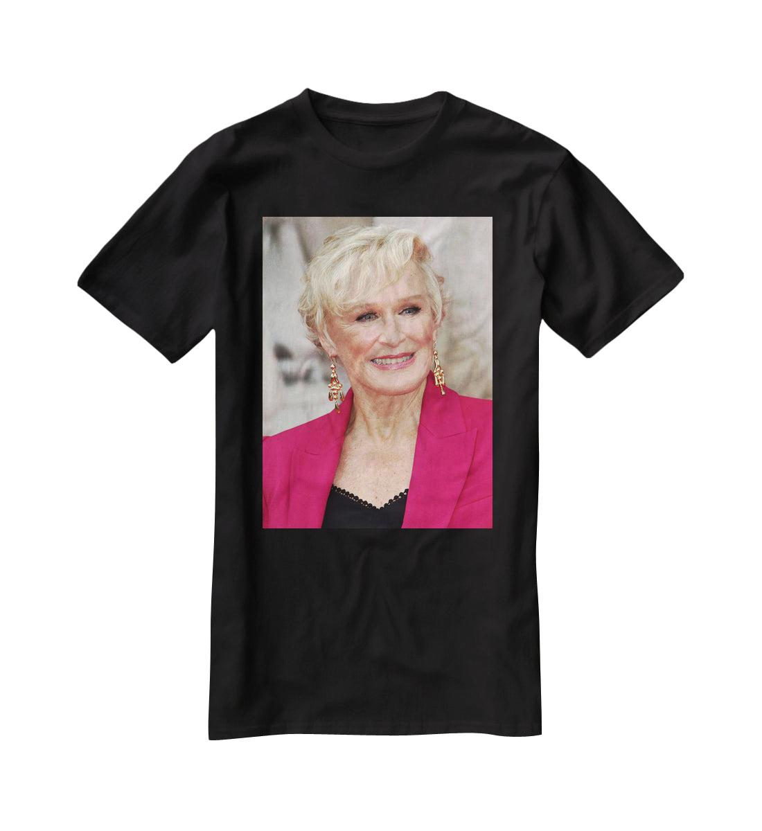 Glenn Close T-Shirt - Canvas Art Rocks - 1