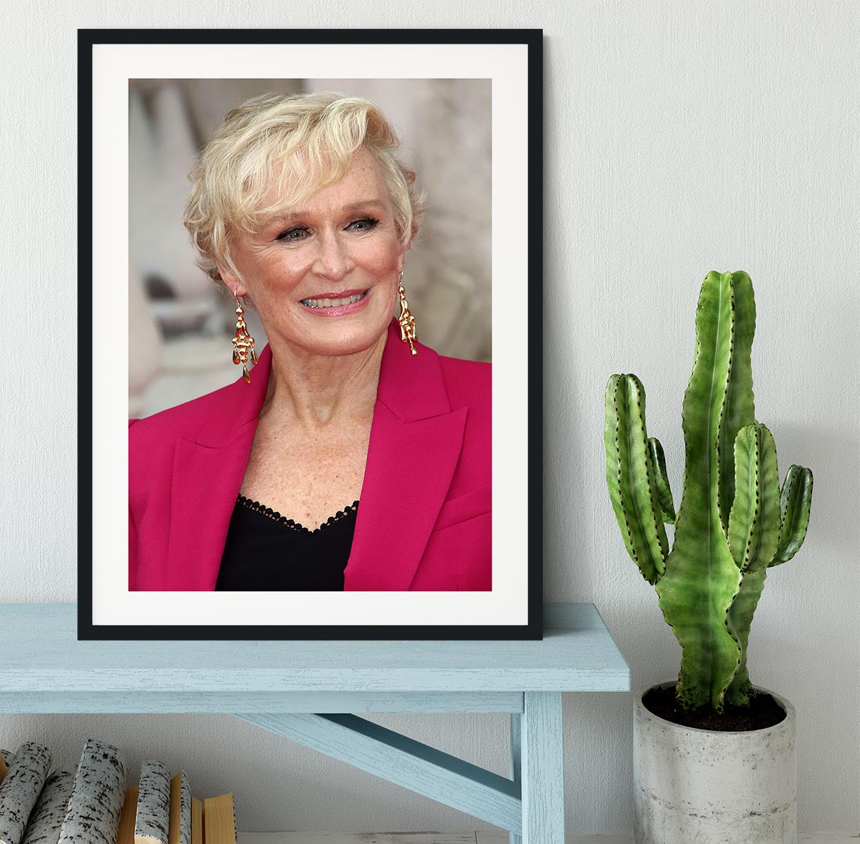 Glenn Close Framed Print - Canvas Art Rocks - 1