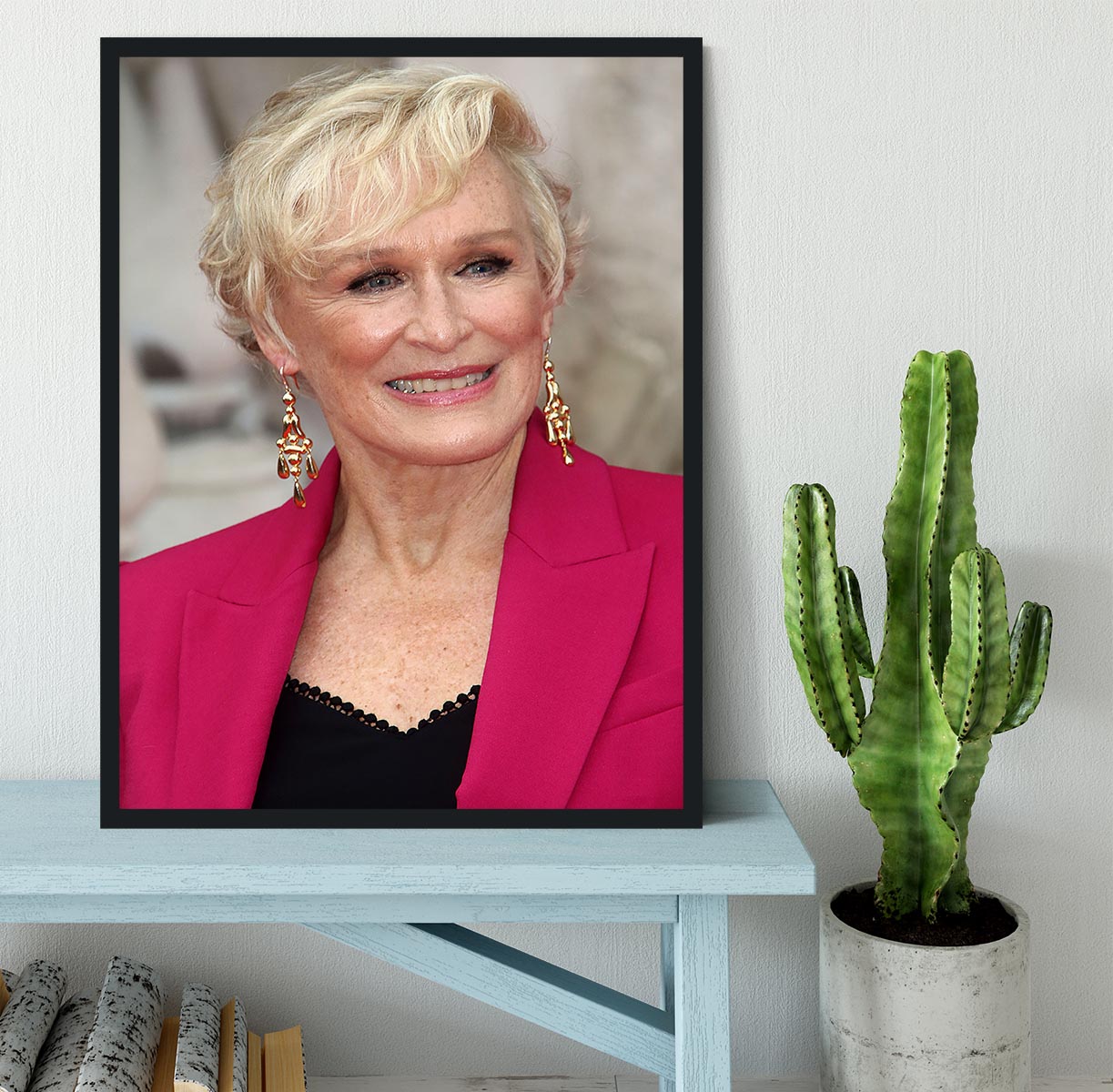 Glenn Close Framed Print - Canvas Art Rocks - 2