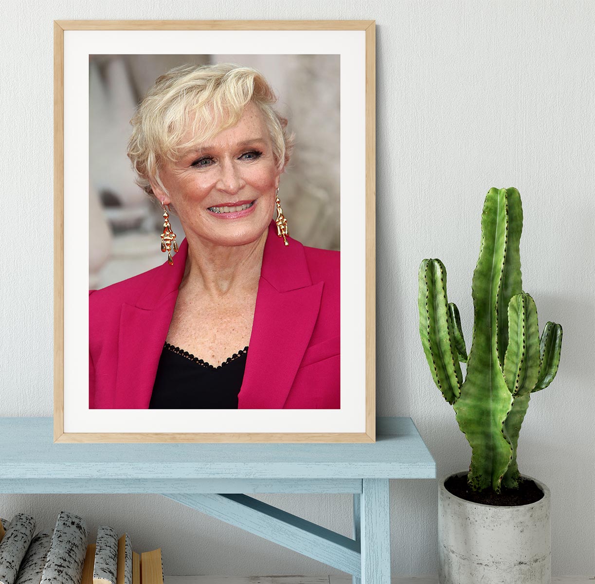 Glenn Close Framed Print - Canvas Art Rocks - 3