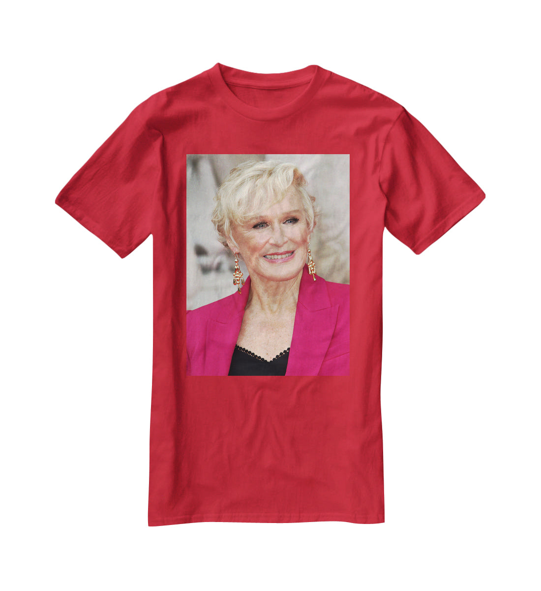 Glenn Close T-Shirt - Canvas Art Rocks - 4