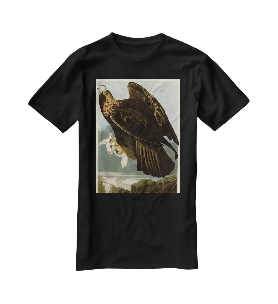 Golden Eagle by Audubon T-Shirt - Canvas Art Rocks - 1