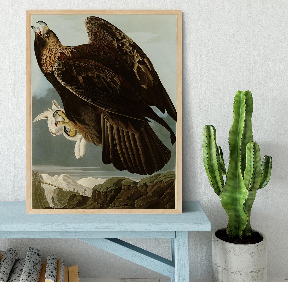 Golden Eagle by Audubon Framed Print - Canvas Art Rocks - 4