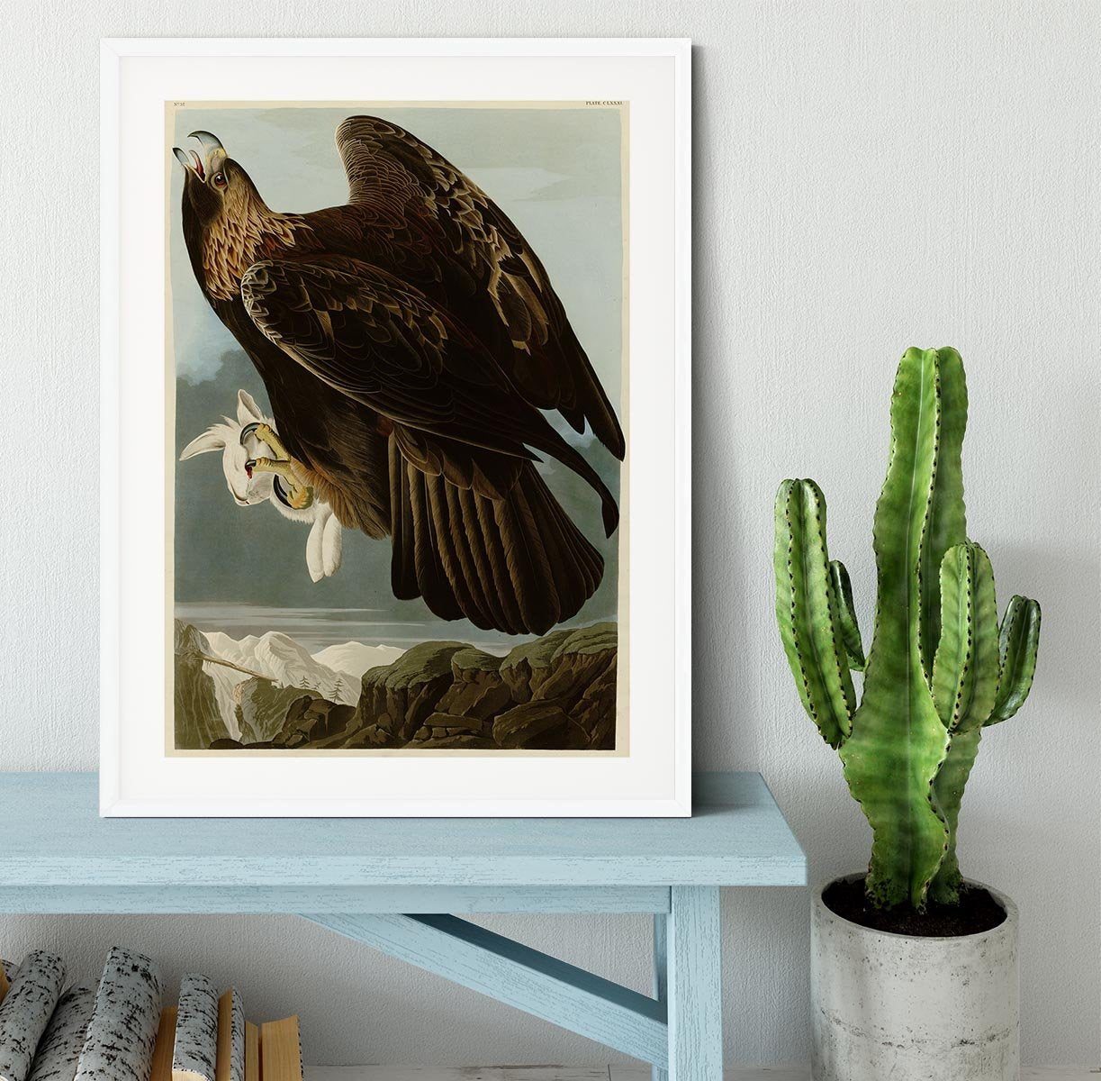 Golden Eagle by Audubon Framed Print - Canvas Art Rocks - 5
