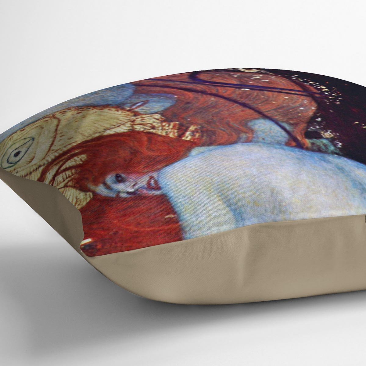 Goldfish by Klimt Throw Pillow