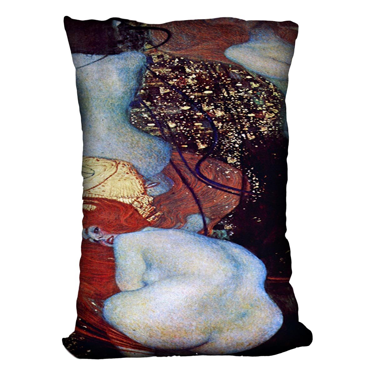 Goldfish by Klimt Throw Pillow