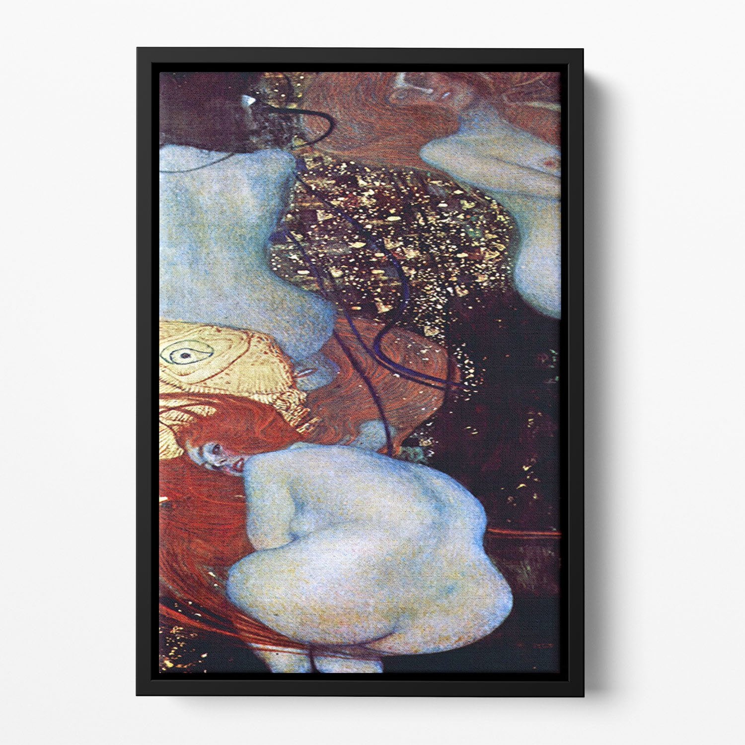 Goldfish by Klimt Floating Framed Canvas