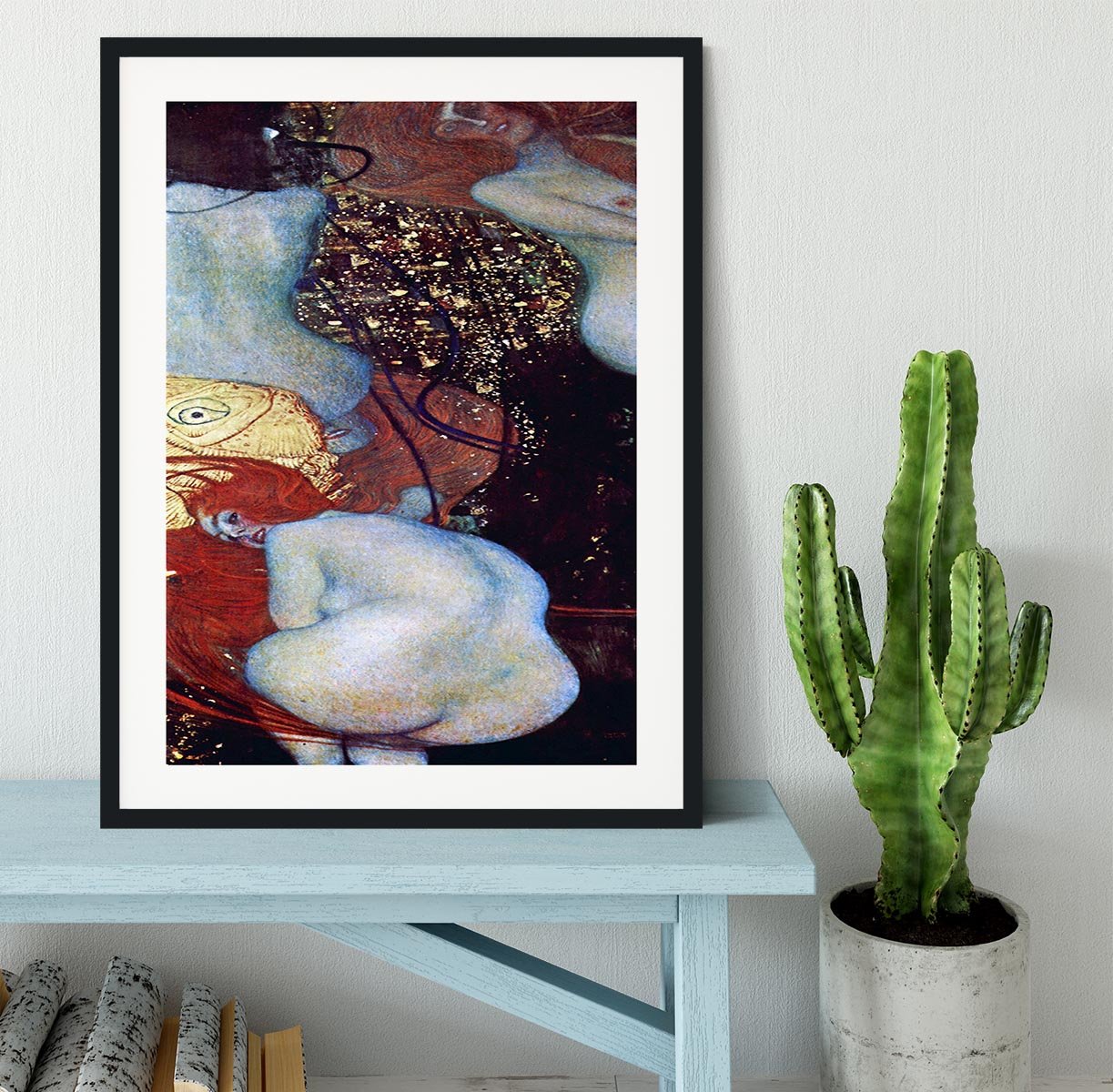 Goldfish by Klimt Framed Print - Canvas Art Rocks - 1