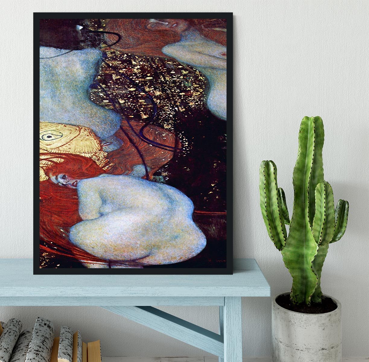 Goldfish by Klimt Framed Print - Canvas Art Rocks - 2