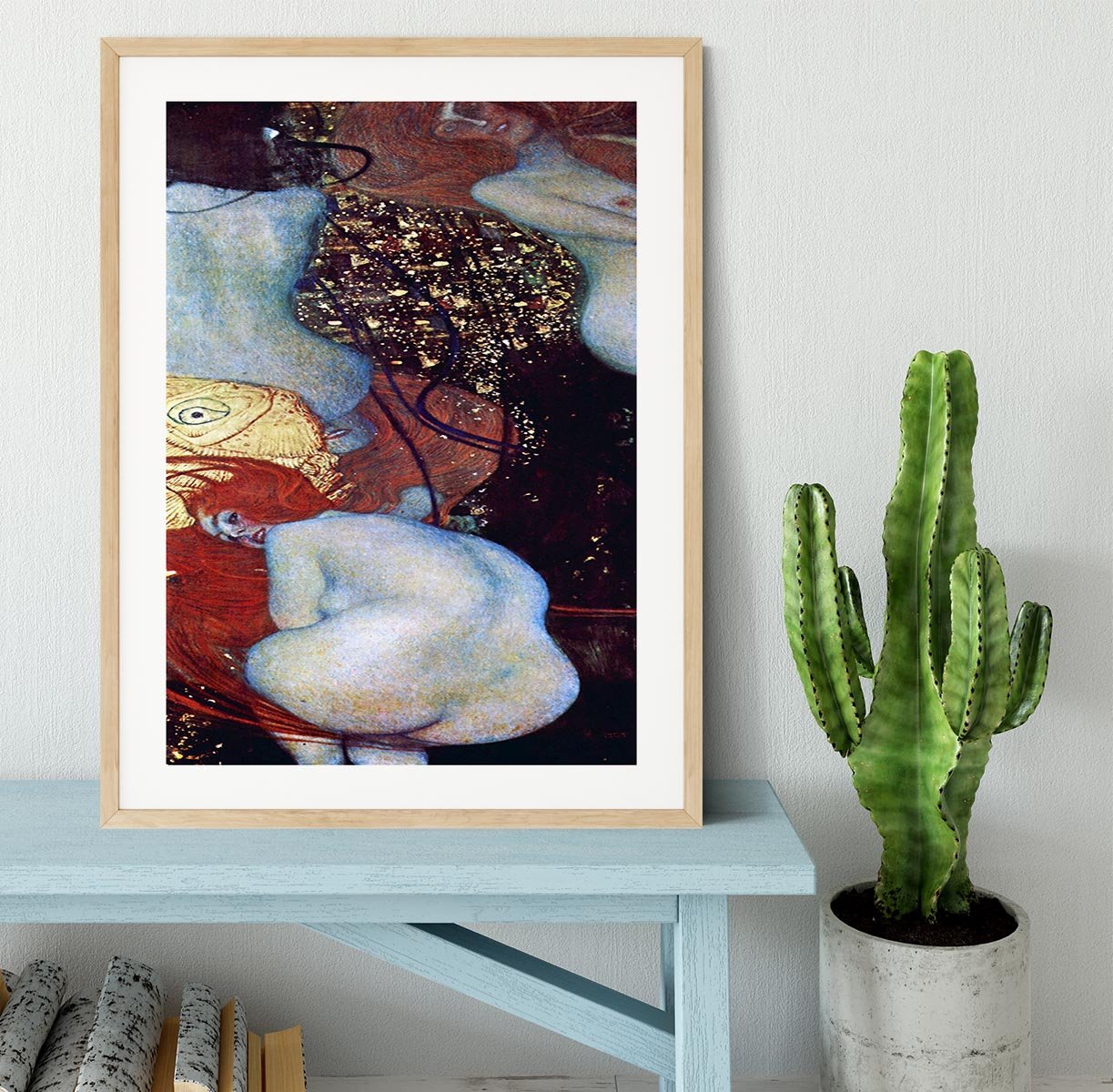 Goldfish by Klimt Framed Print - Canvas Art Rocks - 3