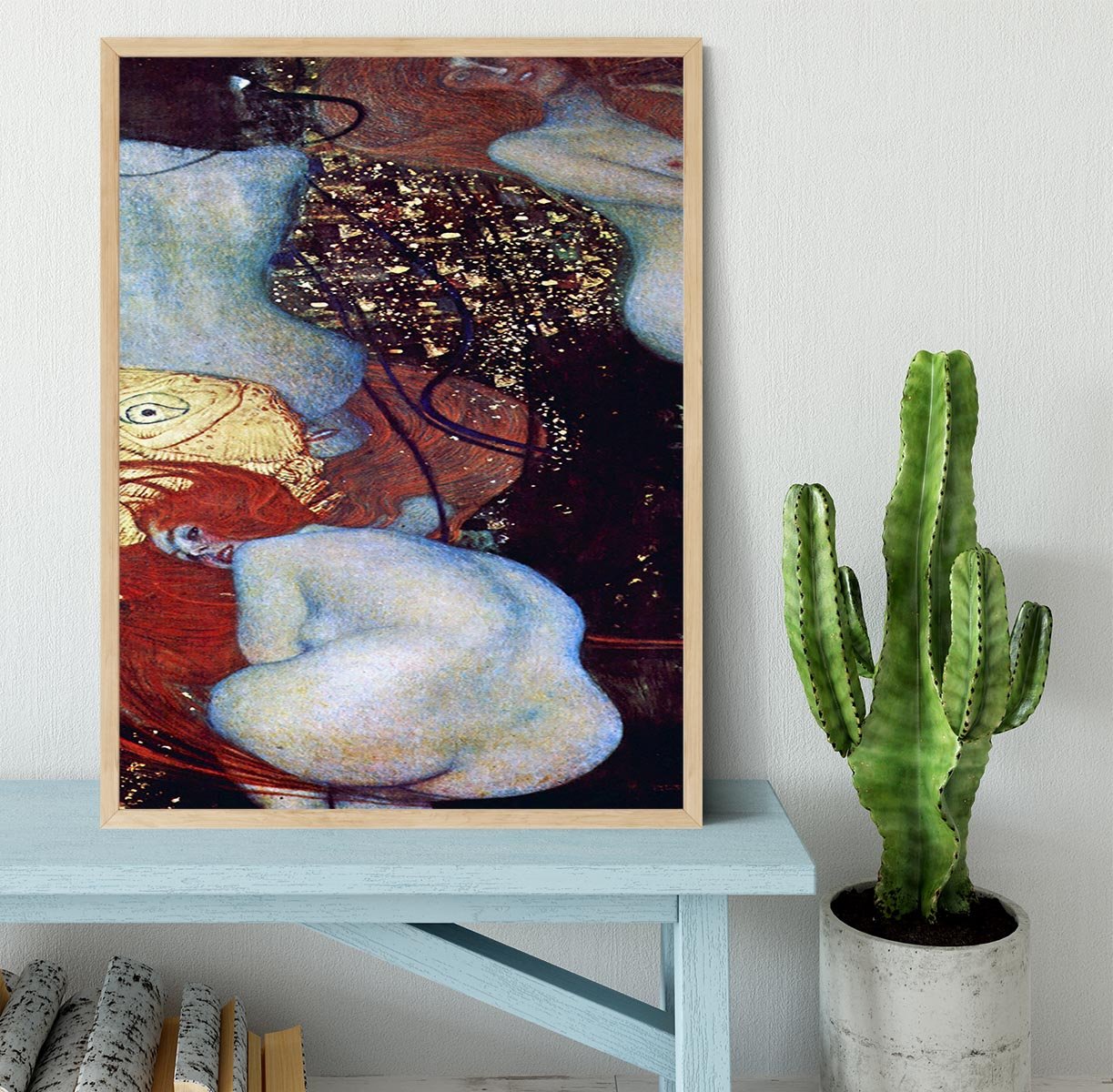 Goldfish by Klimt Framed Print - Canvas Art Rocks - 4