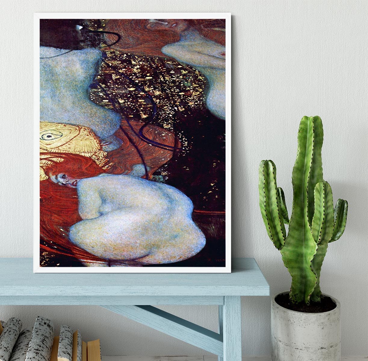Goldfish by Klimt Framed Print - Canvas Art Rocks -6