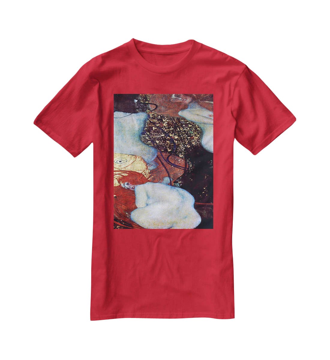 Goldfish by Klimt T-Shirt - Canvas Art Rocks - 4