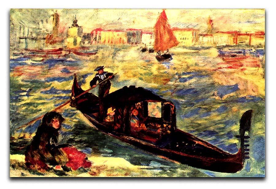 Gondola on the Canale Grande by Renoir Canvas Print or Poster  - Canvas Art Rocks - 1