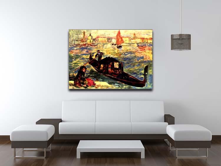 Gondola on the Canale Grande by Renoir Canvas Print or Poster - Canvas Art Rocks - 4
