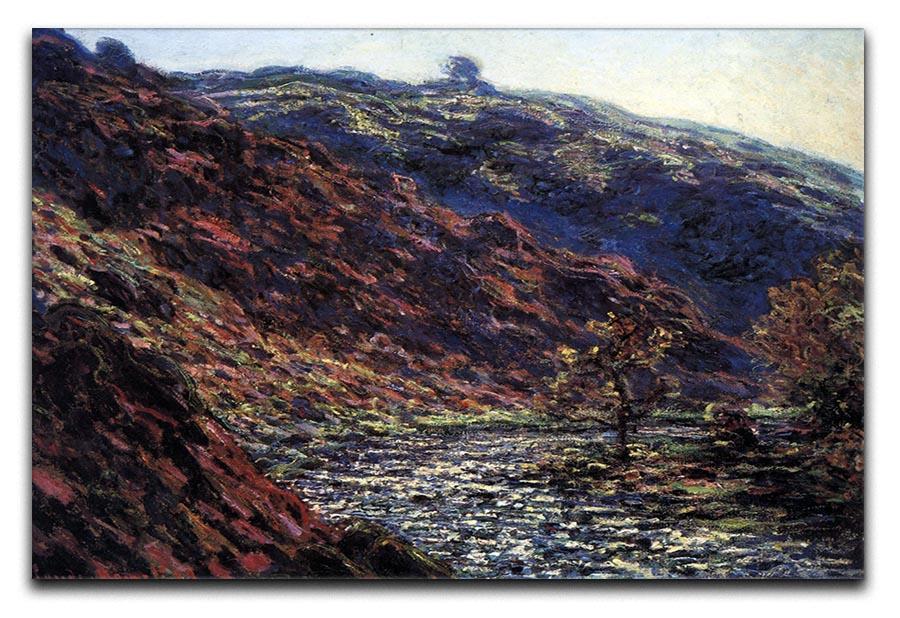 Gorge of the Petite Creuse by Monet Canvas Print & Poster  - Canvas Art Rocks - 1