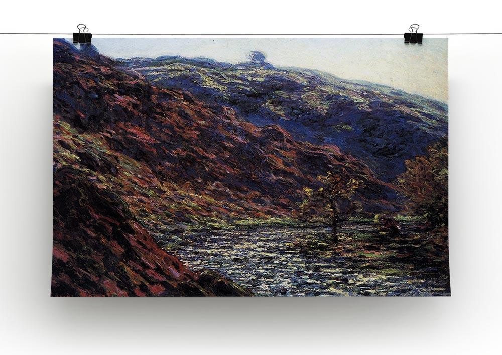 Gorge of the Petite Creuse by Monet Canvas Print & Poster - Canvas Art Rocks - 2