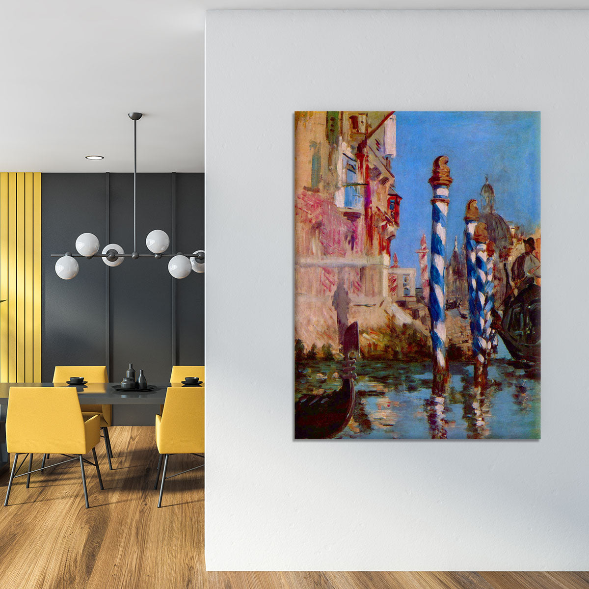 Grand Canal in Venice by Edouard Manet Canvas Print or Poster - Canvas Art Rocks - 4