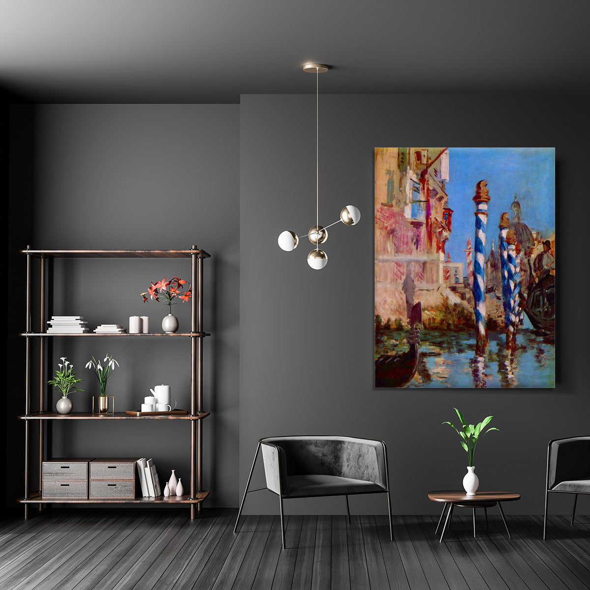 Grand Canal in Venice by Edouard Manet Canvas Print or Poster - Canvas Art Rocks - 5