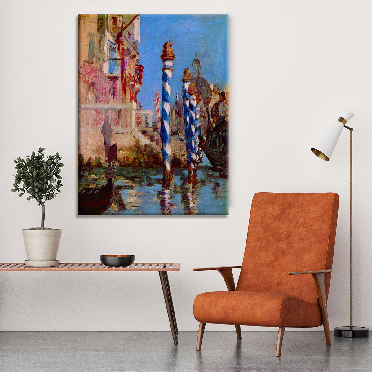 Grand Canal in Venice by Edouard Manet Canvas Print or Poster - Canvas Art Rocks - 6