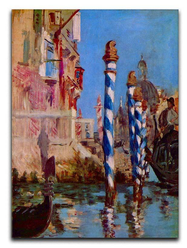Grand Canal in Venice by Edouard Manet Canvas Print or Poster  - Canvas Art Rocks - 1