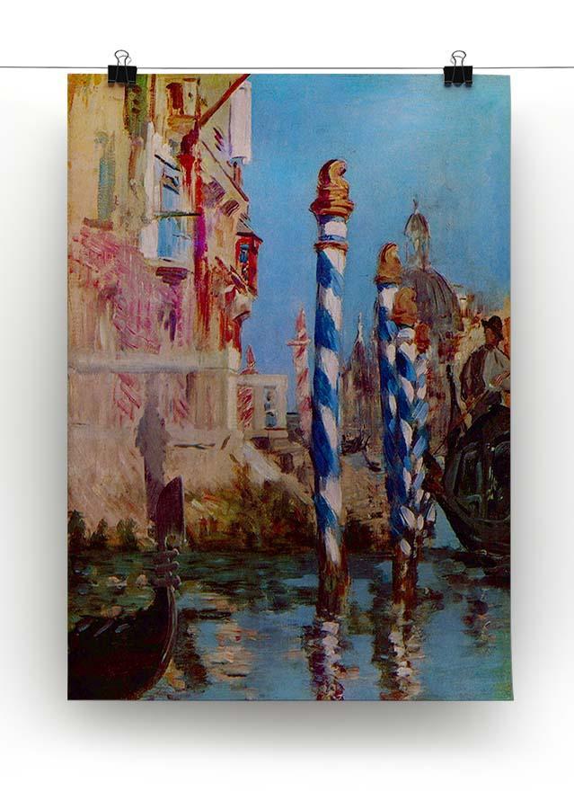 Grand Canal in Venice by Edouard Manet Canvas Print or Poster - Canvas Art Rocks - 2
