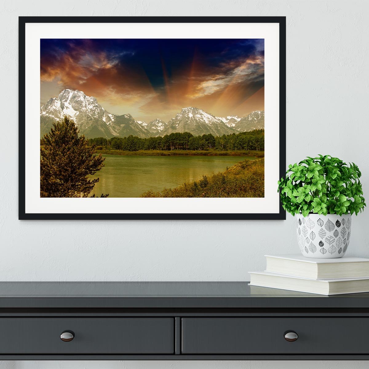 Grand Teton National Park Framed Print - Canvas Art Rocks - 1