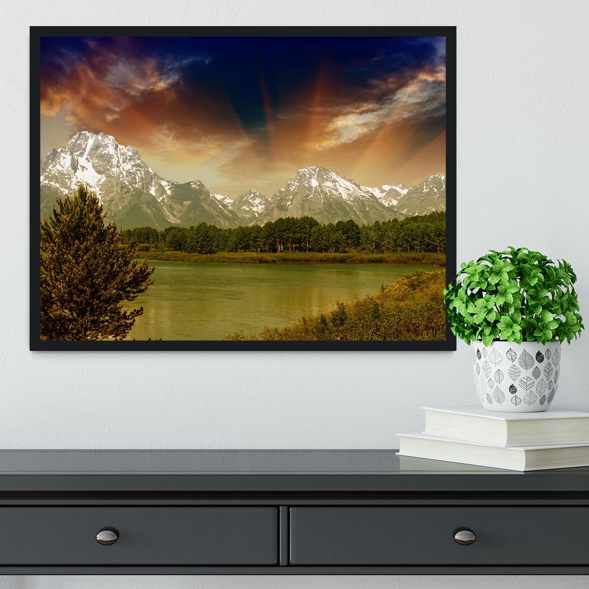 Grand Teton National Park Framed Print - Canvas Art Rocks - 2