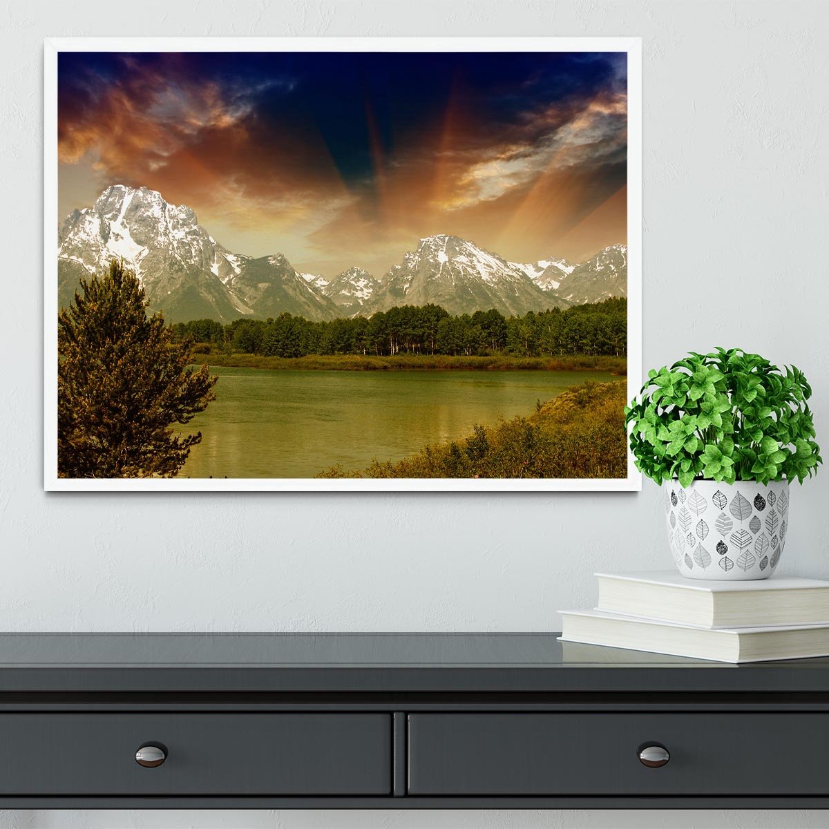 Grand Teton National Park Framed Print - Canvas Art Rocks -6