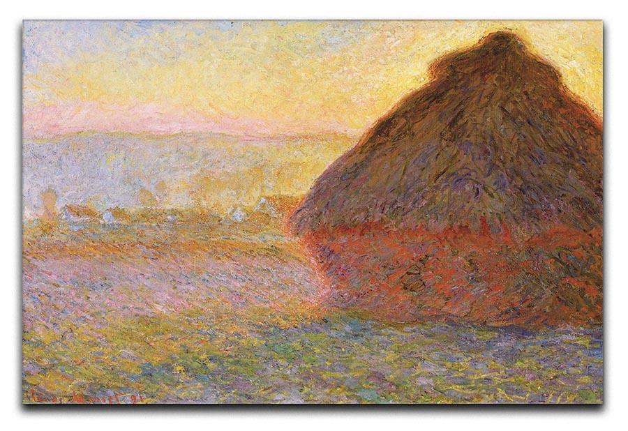 Graystacks by Monet Canvas Print & Poster  - Canvas Art Rocks - 1