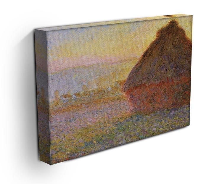 Graystacks by Monet Canvas Print & Poster - Canvas Art Rocks - 3