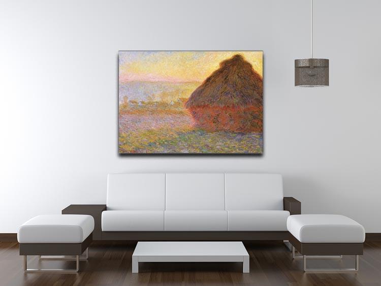Graystacks by Monet Canvas Print & Poster - Canvas Art Rocks - 4