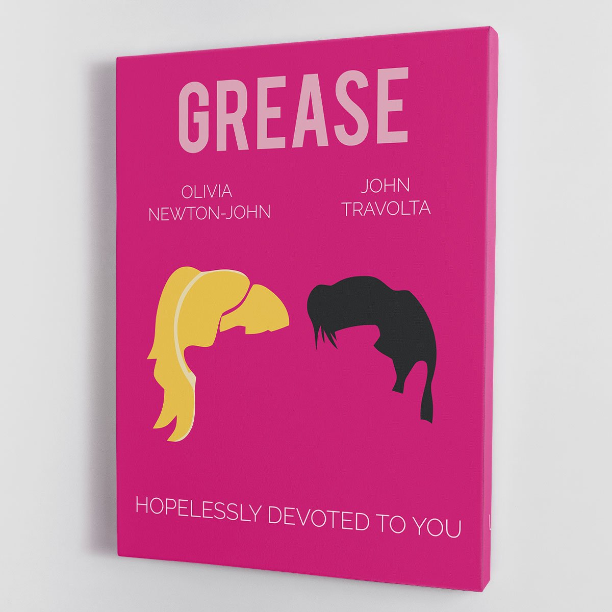 Grease Minimal Movie Canvas Print or Poster