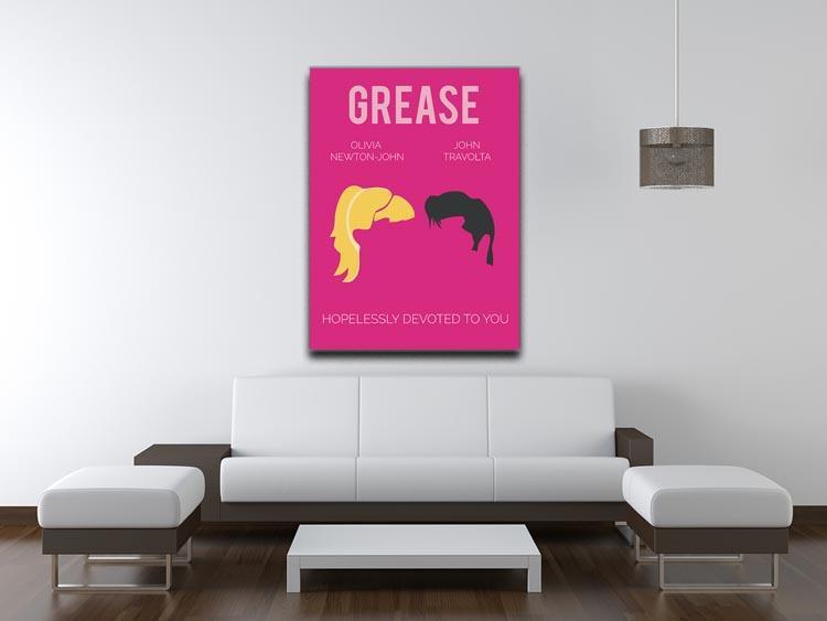 Grease Minimal Movie Canvas Print or Poster - Canvas Art Rocks - 4