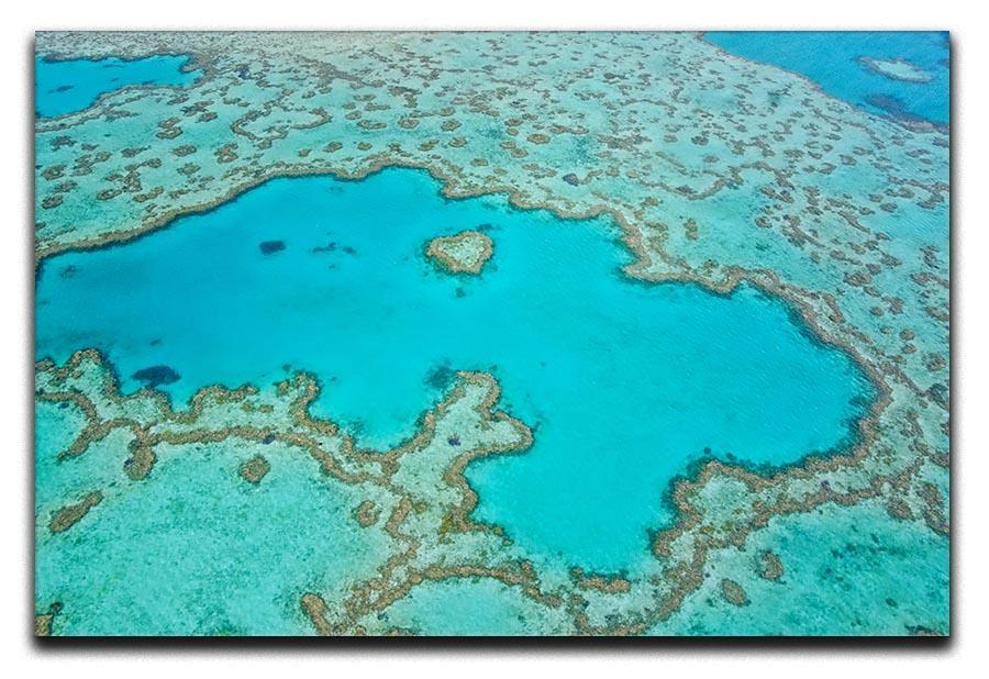 Great Barrier Reef Aerial View Canvas Print or Poster  - Canvas Art Rocks - 1