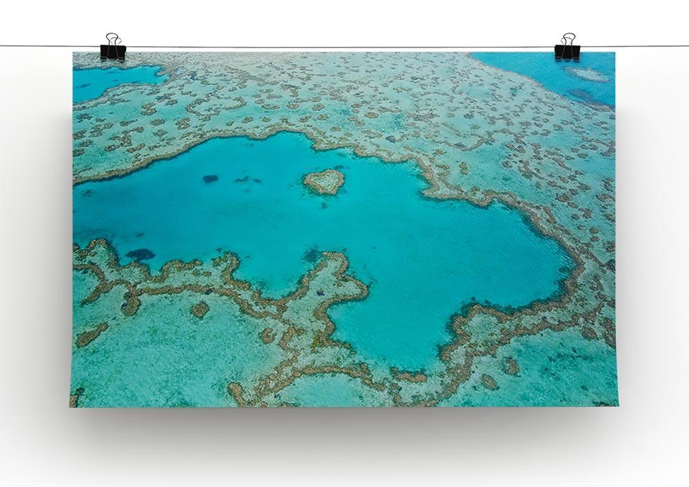Great Barrier Reef Aerial View Canvas Print or Poster - Canvas Art Rocks - 2