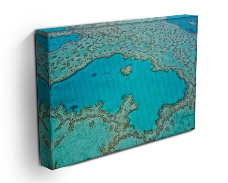 Great Barrier Reef Aerial View Canvas Print or Poster - Canvas Art Rocks - 3