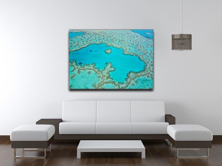 Great Barrier Reef Aerial View Canvas Print or Poster - Canvas Art Rocks - 4