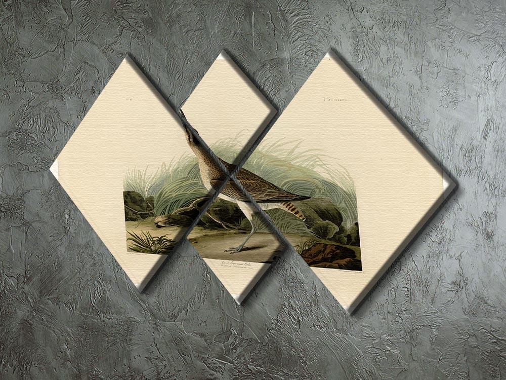 Great Esquimaux Curlew by Audubon 4 Square Multi Panel Canvas - Canvas Art Rocks - 2
