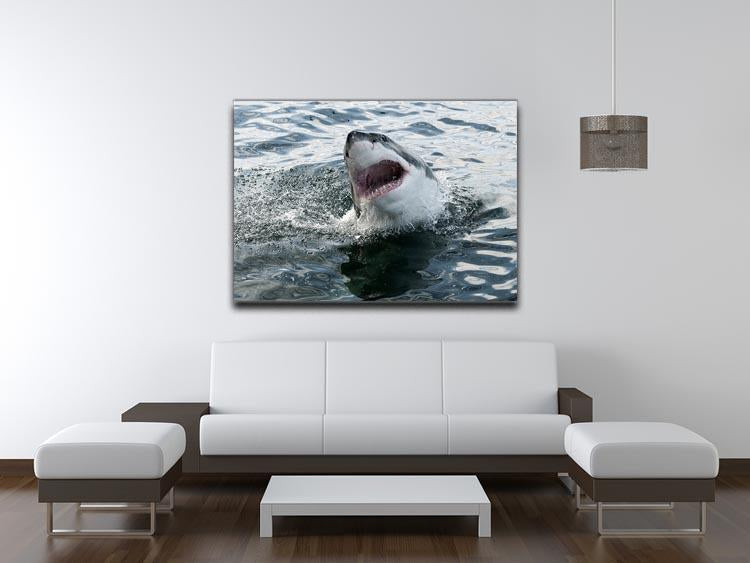 Great white shark Canvas Print or Poster - Canvas Art Rocks - 4