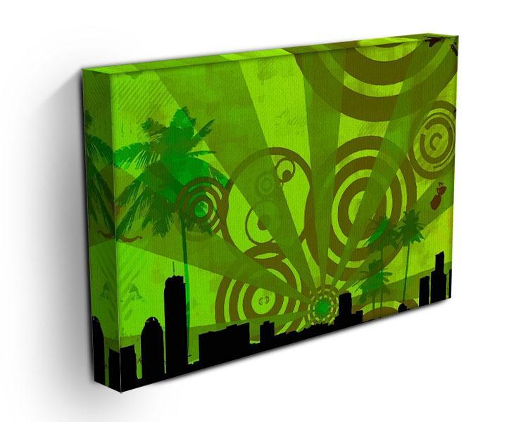 Green Urban Abstract Canvas Print or Poster - Canvas Art Rocks - 3