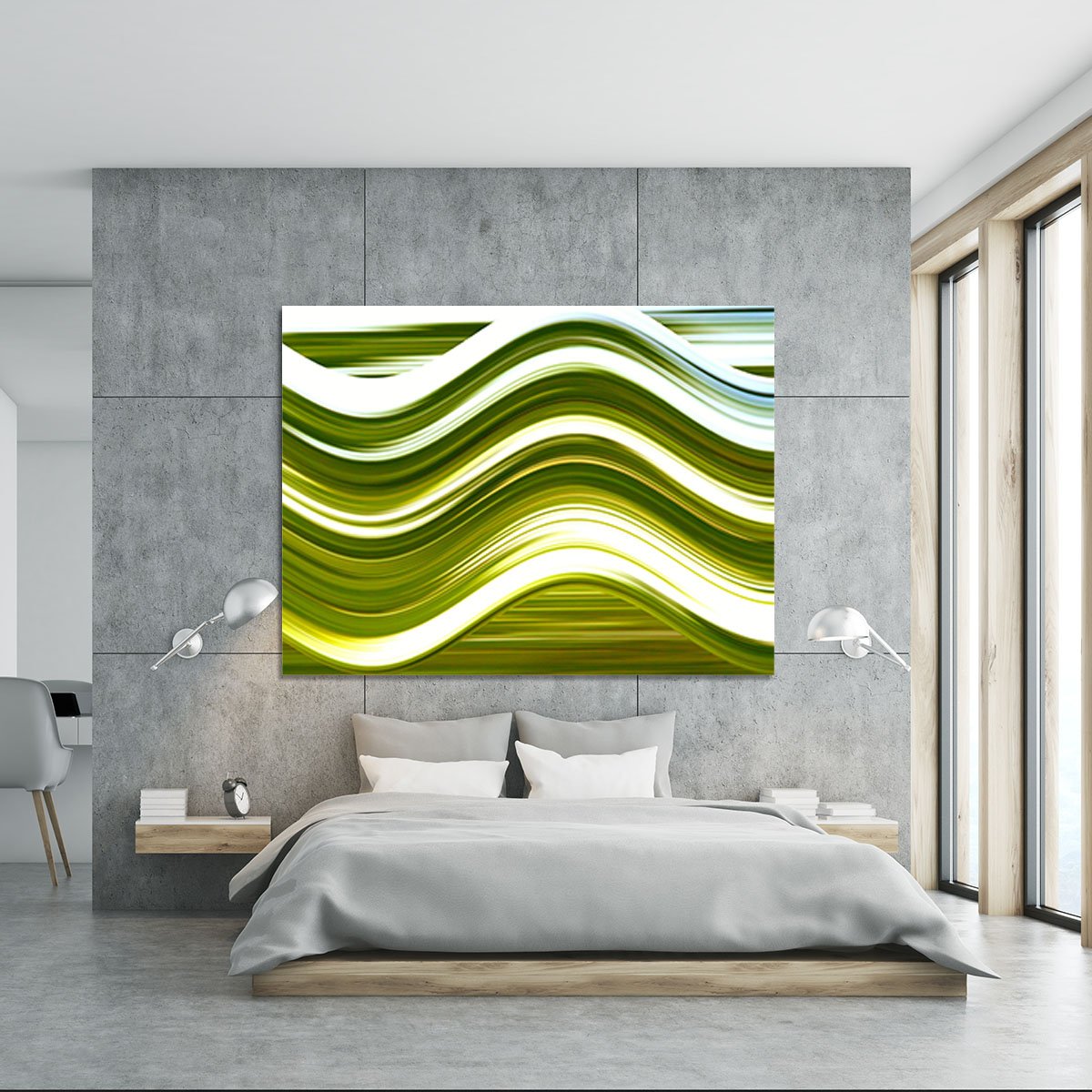Green Wave Canvas Print or Poster