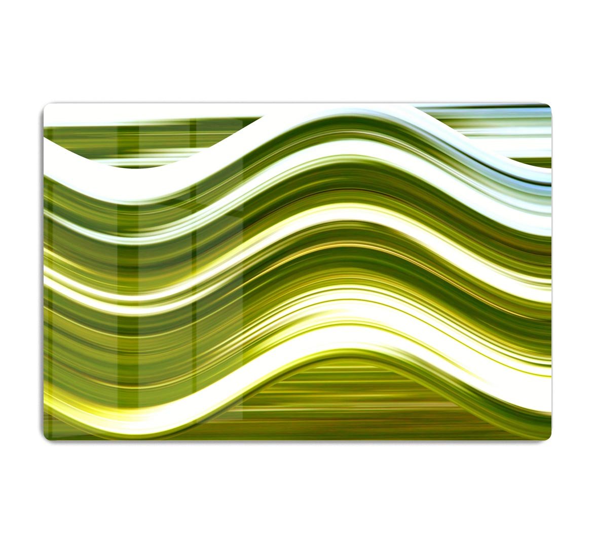 Green Wave HD Metal Print - Canvas Art Rocks - 1