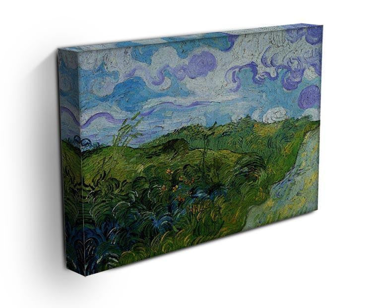 Green Wheat Fields by Van Gogh Canvas Print & Poster - Canvas Art Rocks - 3