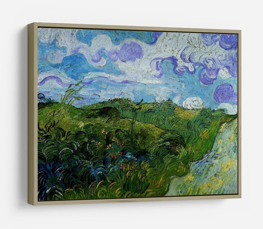 Green Wheat Fields by Van Gogh HD Metal Print