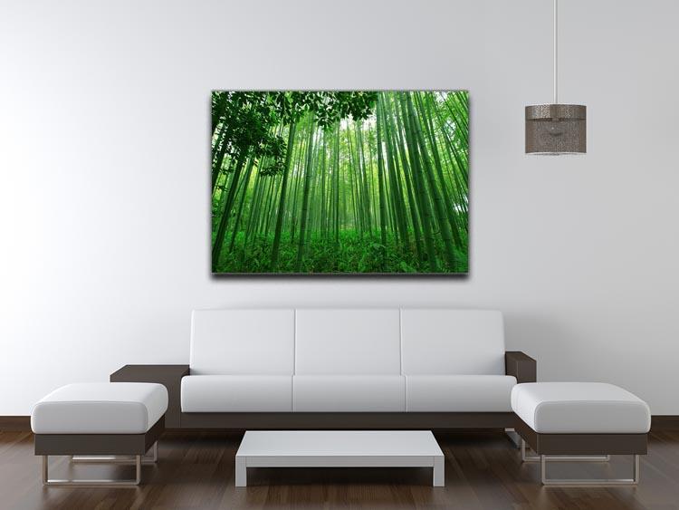 Green bamboo forest Canvas Print or Poster - Canvas Art Rocks - 4