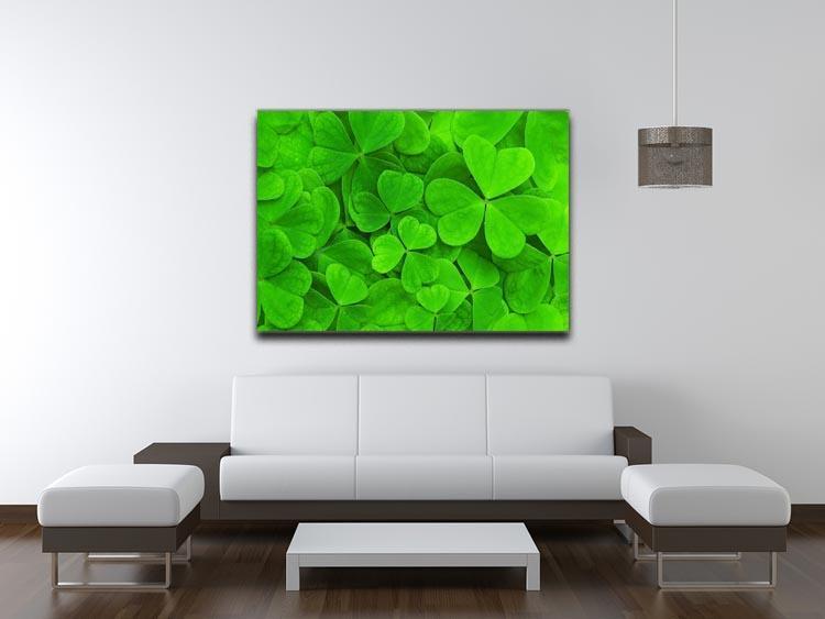 Green clover leaf Canvas Print or Poster - Canvas Art Rocks - 4